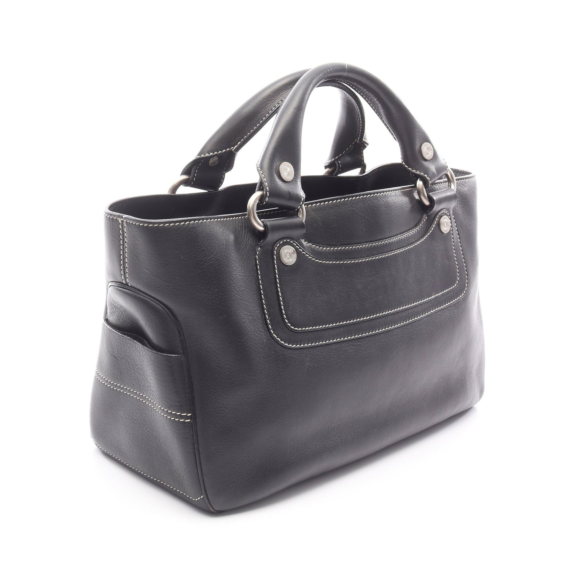 ブギーバッグ ハンドバッグ レザー ブラック セリーヌ バッグ CELINE