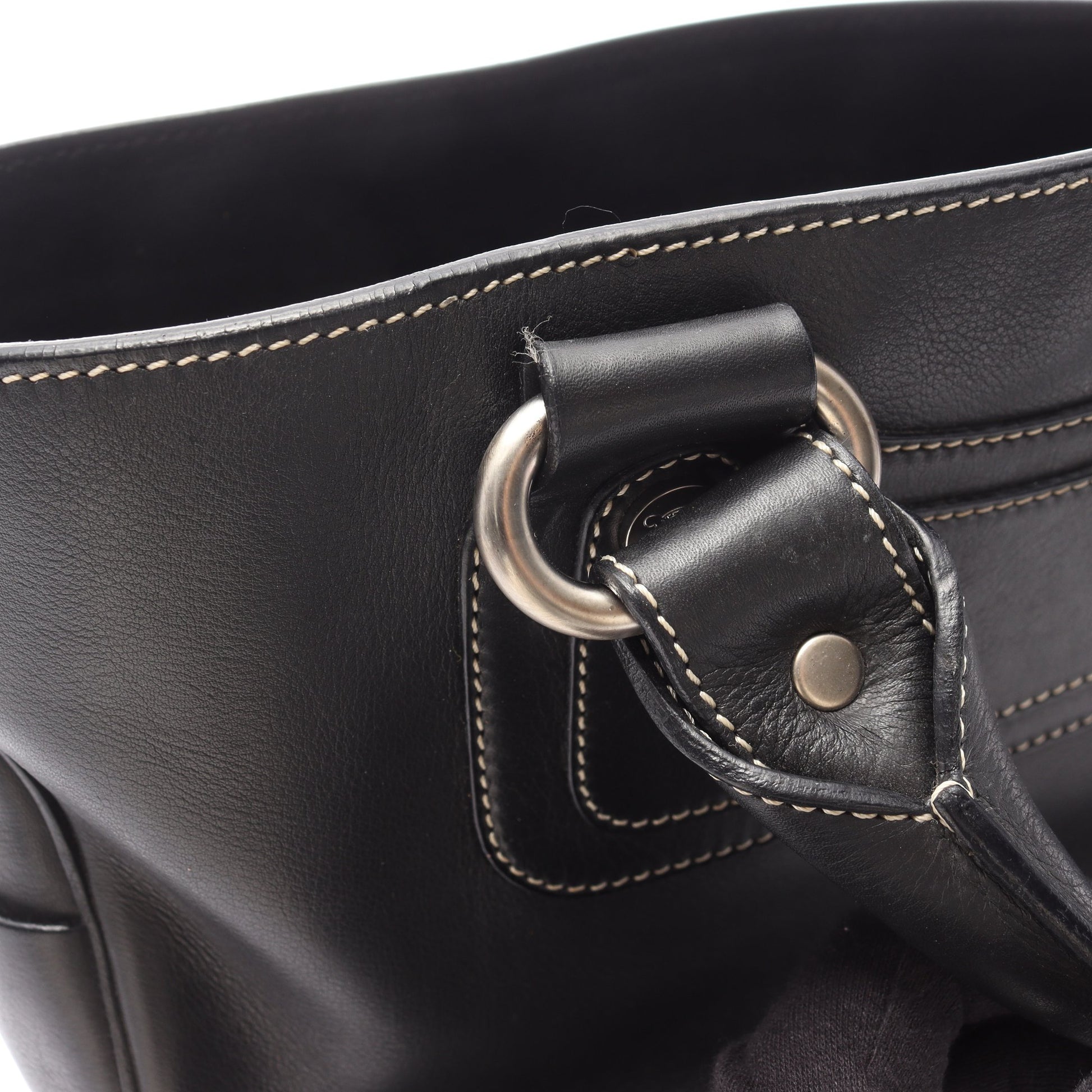 ブギーバッグ ハンドバッグ レザー ブラック セリーヌ バッグ CELINE