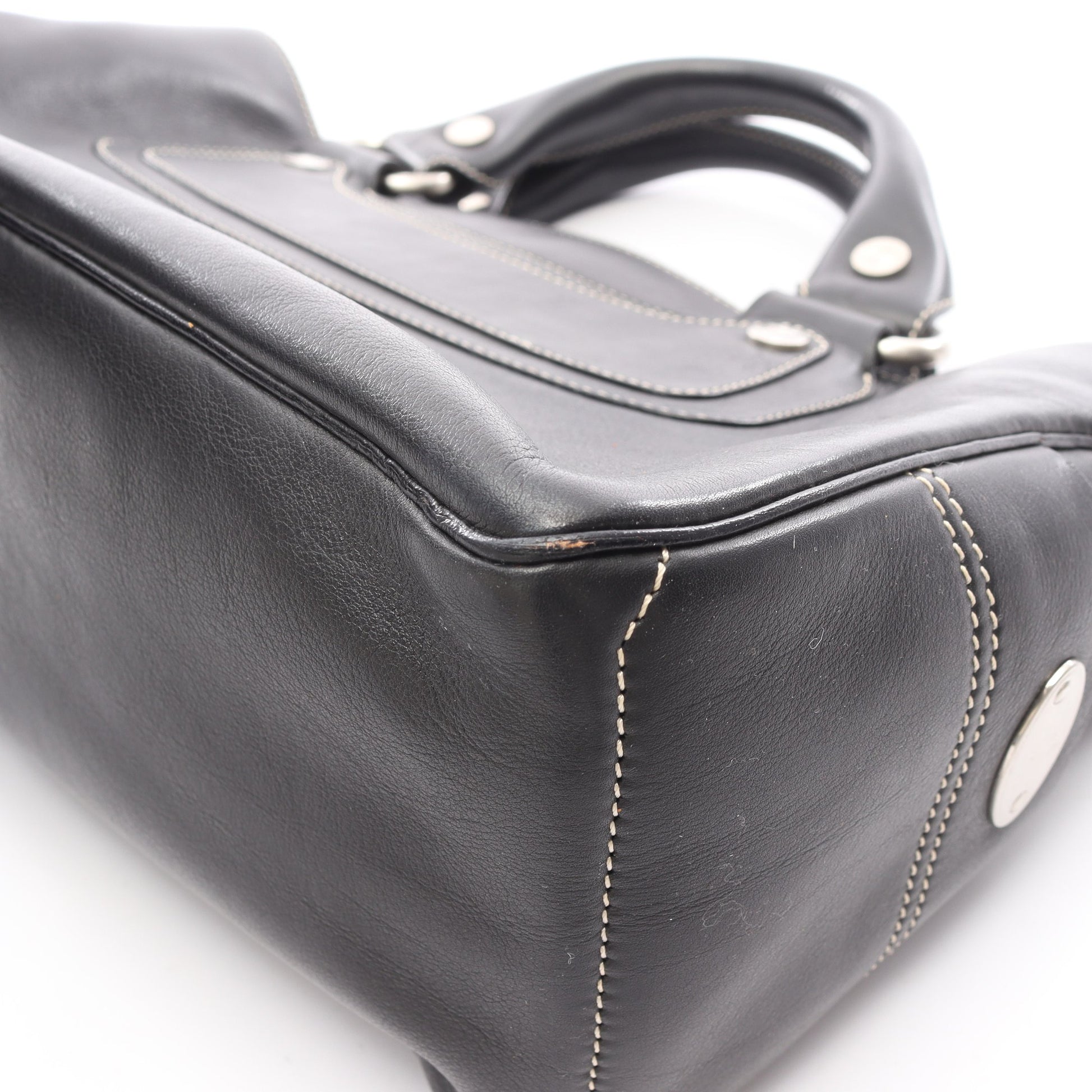 ブギーバッグ ハンドバッグ レザー ブラック セリーヌ バッグ CELINE