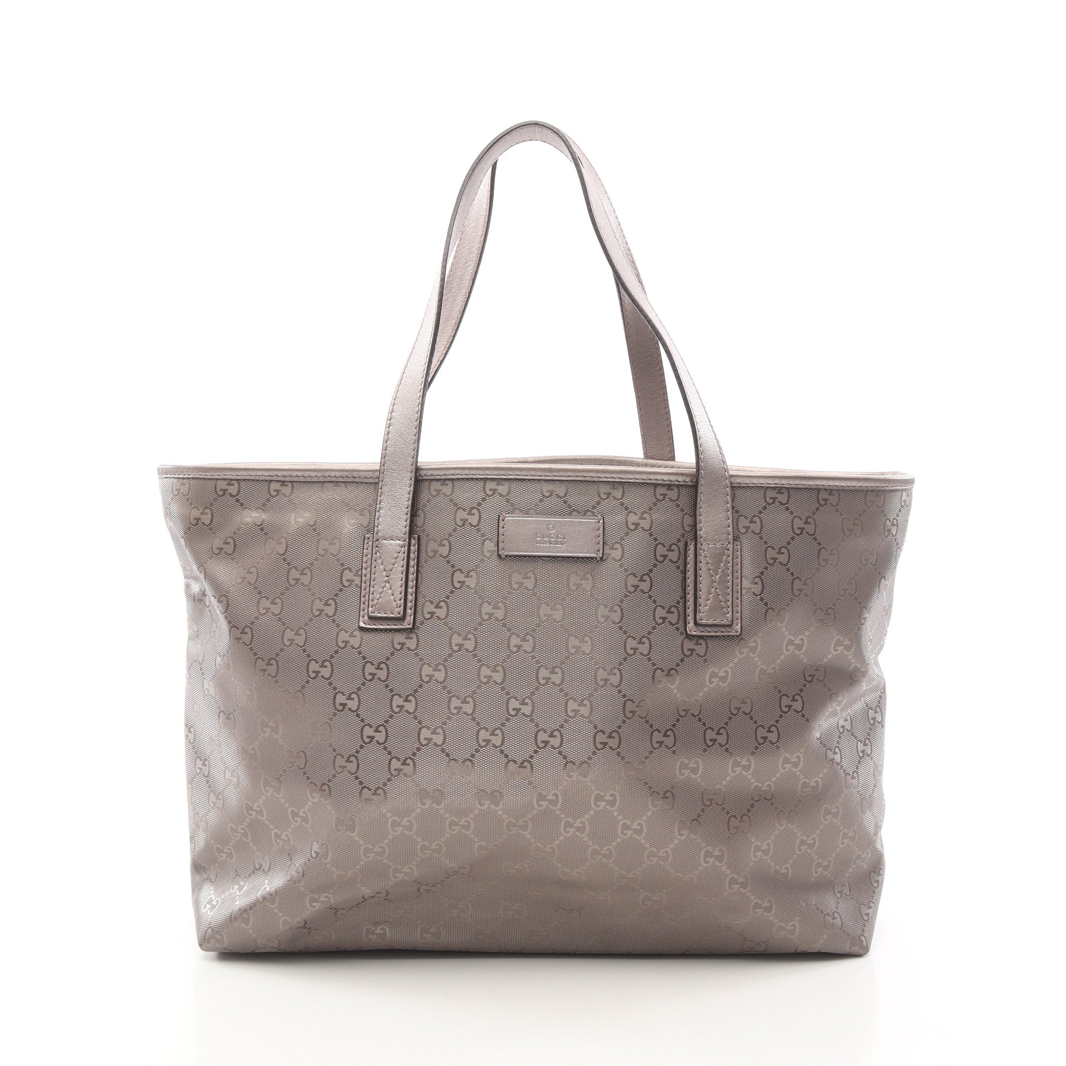 GGインプリメ ショルダーバッグ トートバッグ PVC レザー ブロンズ