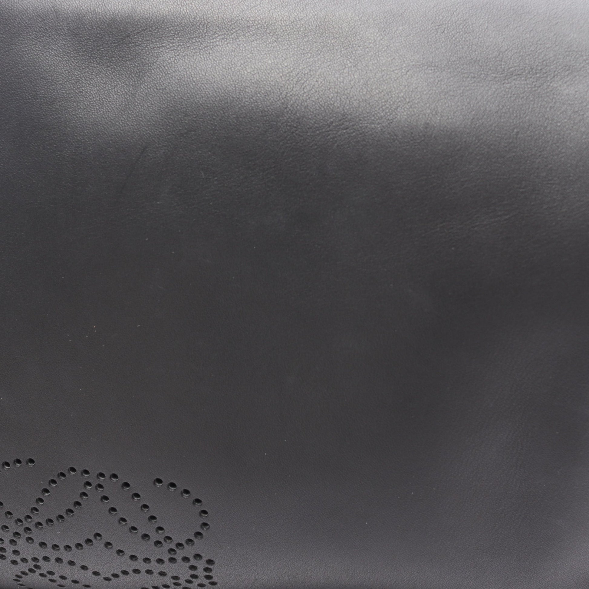 ソフィア アナグラム ショルダーバッグ レザー ブラック ダークブラウン パンチング ロエベ バッグ LOEWE