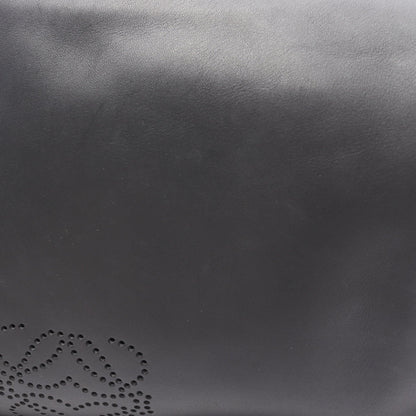 ソフィア アナグラム ショルダーバッグ レザー ブラック ダークブラウン パンチング ロエベ バッグ LOEWE