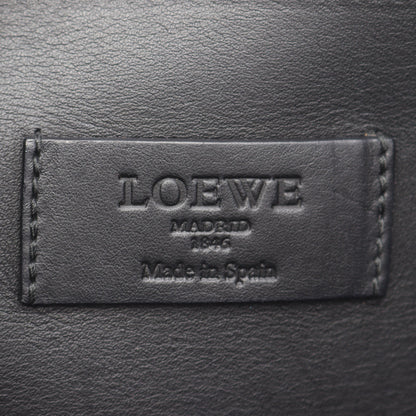 ソフィア アナグラム ショルダーバッグ レザー ブラック ダークブラウン パンチング ロエベ バッグ LOEWE