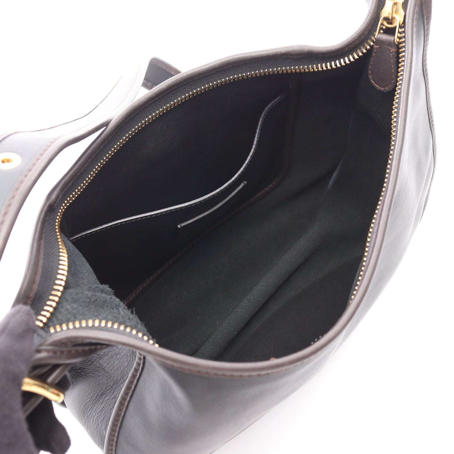 ソフィア アナグラム ショルダーバッグ レザー ブラック ダークブラウン パンチング ロエベ バッグ LOEWE