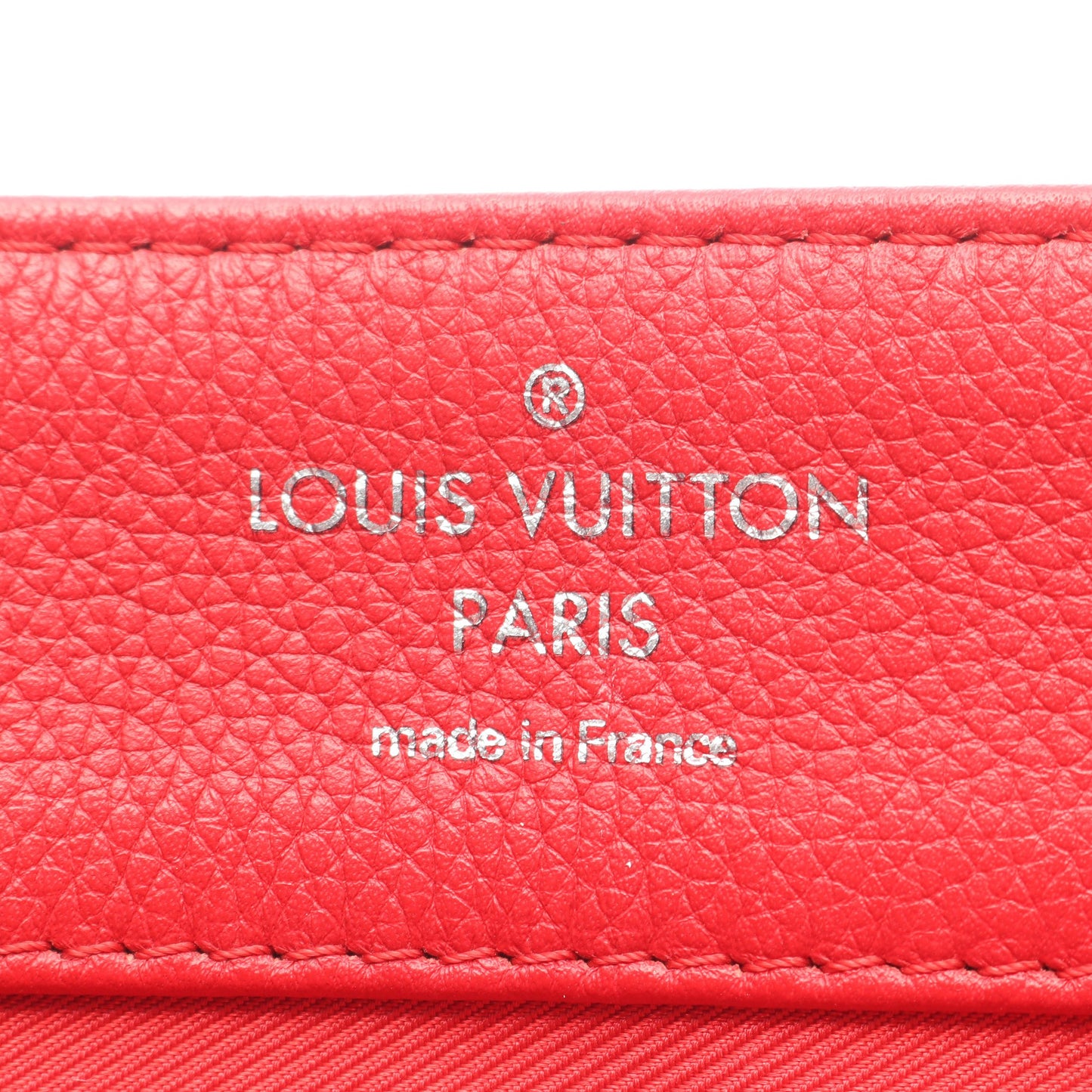 ロックミー2 ルビー ハンドバッグ レザー レッド 2WAY ルイヴィトン バッグ LOUIS VUITTON