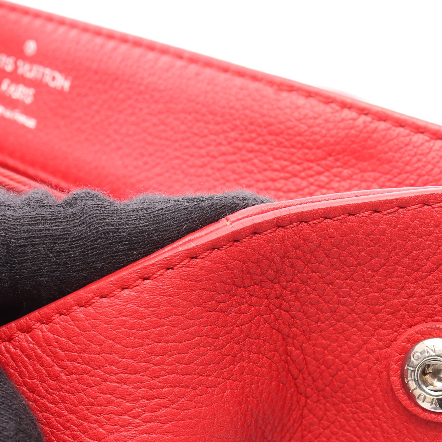 ロックミー2 ルビー ハンドバッグ レザー レッド 2WAY ルイヴィトン バッグ LOUIS VUITTON