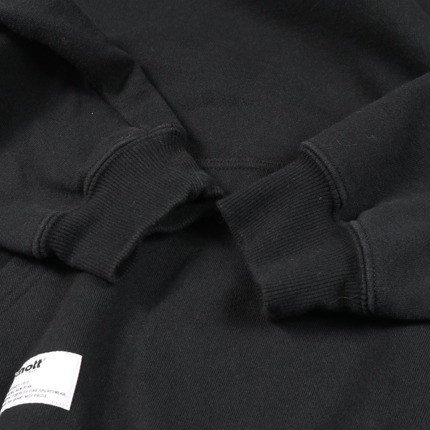 CHICANA HOODED SWEAT プルオーバーパーカー ロゴプリント コットン ブラック ショット トップス Schott