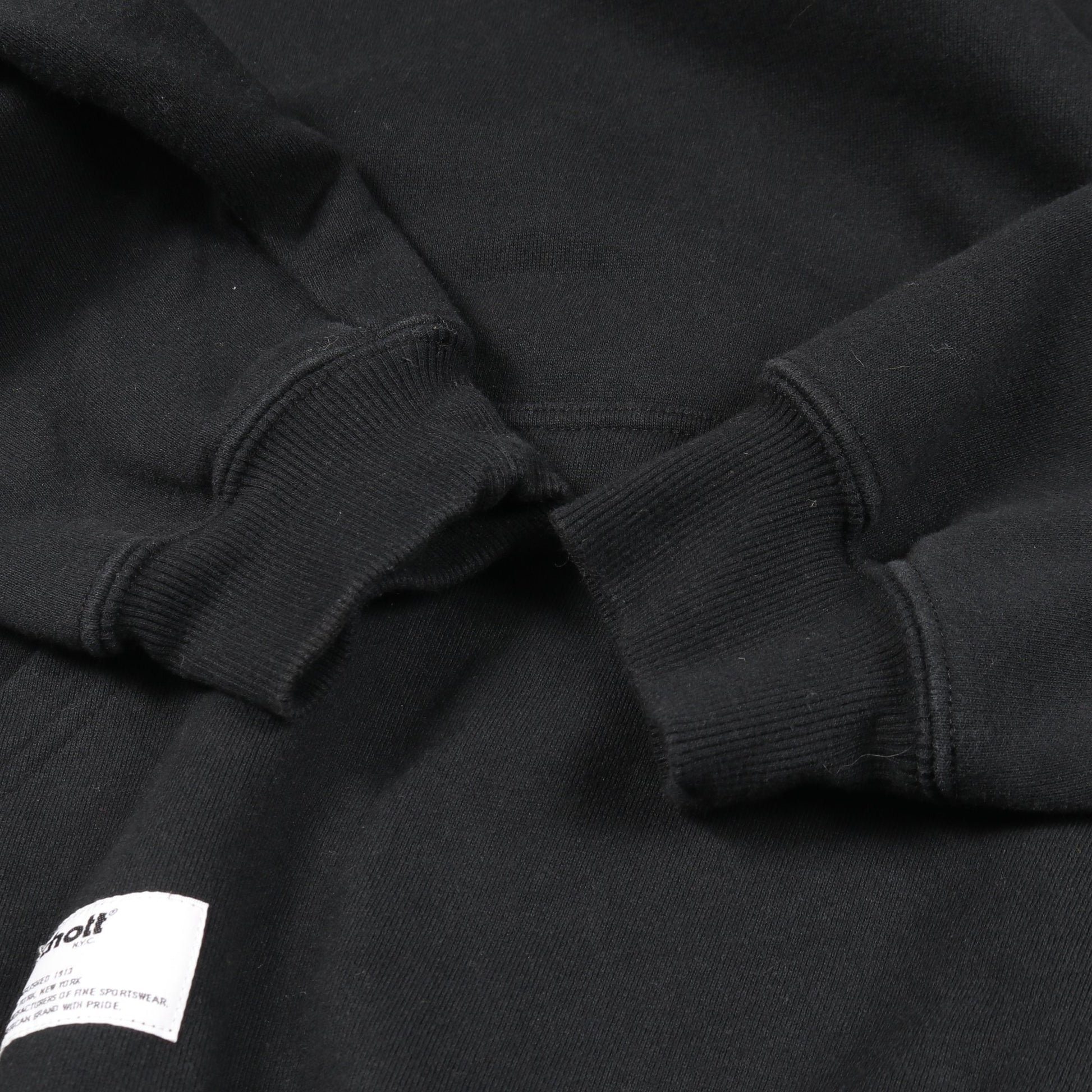 CHICANA HOODED SWEAT プルオーバーパーカー ロゴプリント コットン ブラック ショット トップス Schott