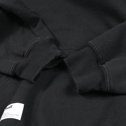 CHICANA HOODED SWEAT プルオーバーパーカー ロゴプリント コットン ブラック ショット トップス Schott