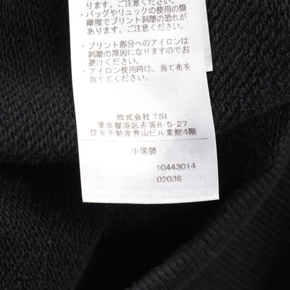 CHICANA HOODED SWEAT プルオーバーパーカー ロゴプリント コットン ブラック ショット トップス Schott