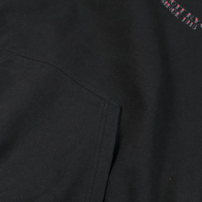 CHICANA HOODED SWEAT プルオーバーパーカー ロゴプリント コットン ブラック ショット トップス Schott