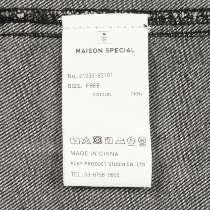 デニム チェスターコート コットン グレー メゾンスペシャル アウター MAISON SPECIAL