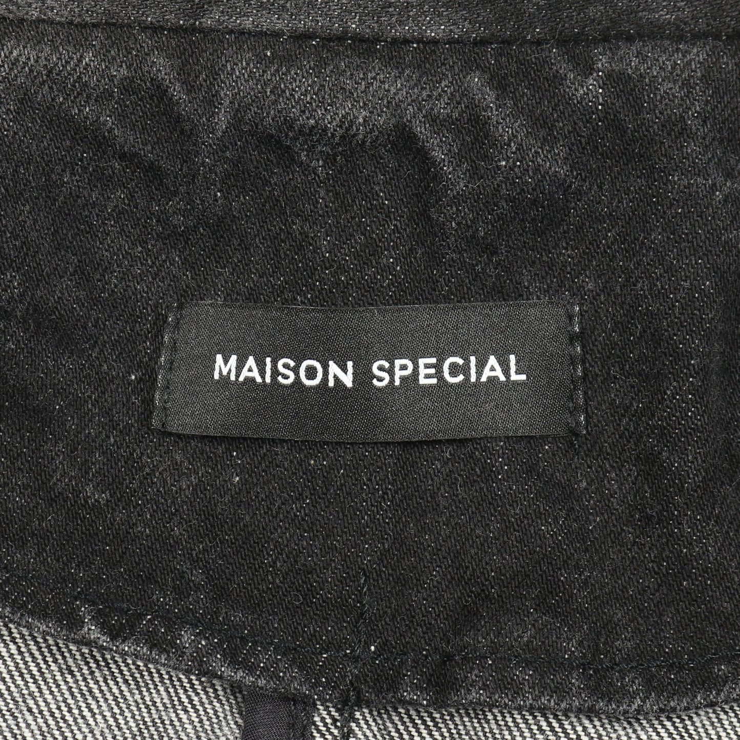 デニム チェスターコート コットン グレー メゾンスペシャル アウター MAISON SPECIAL