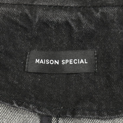 デニム チェスターコート コットン グレー メゾンスペシャル アウター MAISON SPECIAL