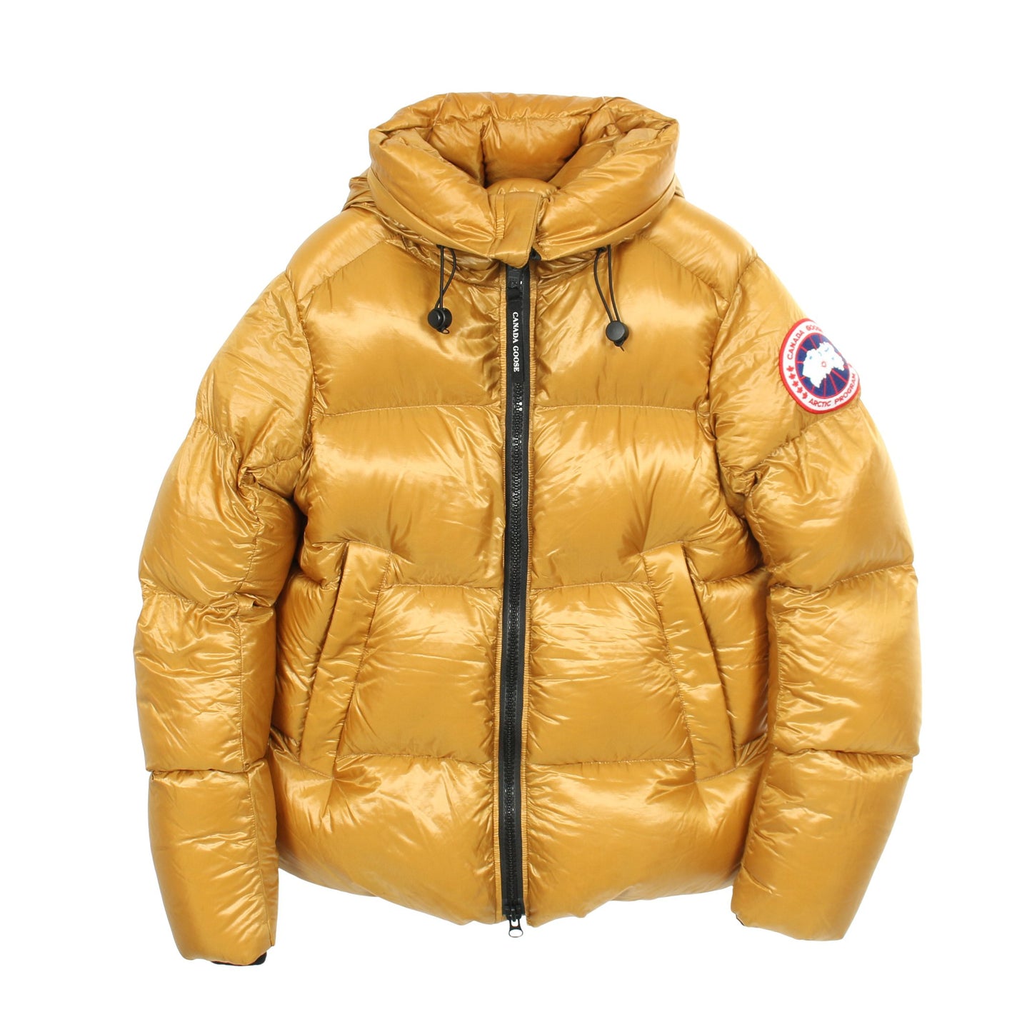 Crofton Puffer クロフトン パッファー ダウンジャケット ナイロン イエローブラウン フード付き パッカブル カナダグース アウター CANADA GOOSE