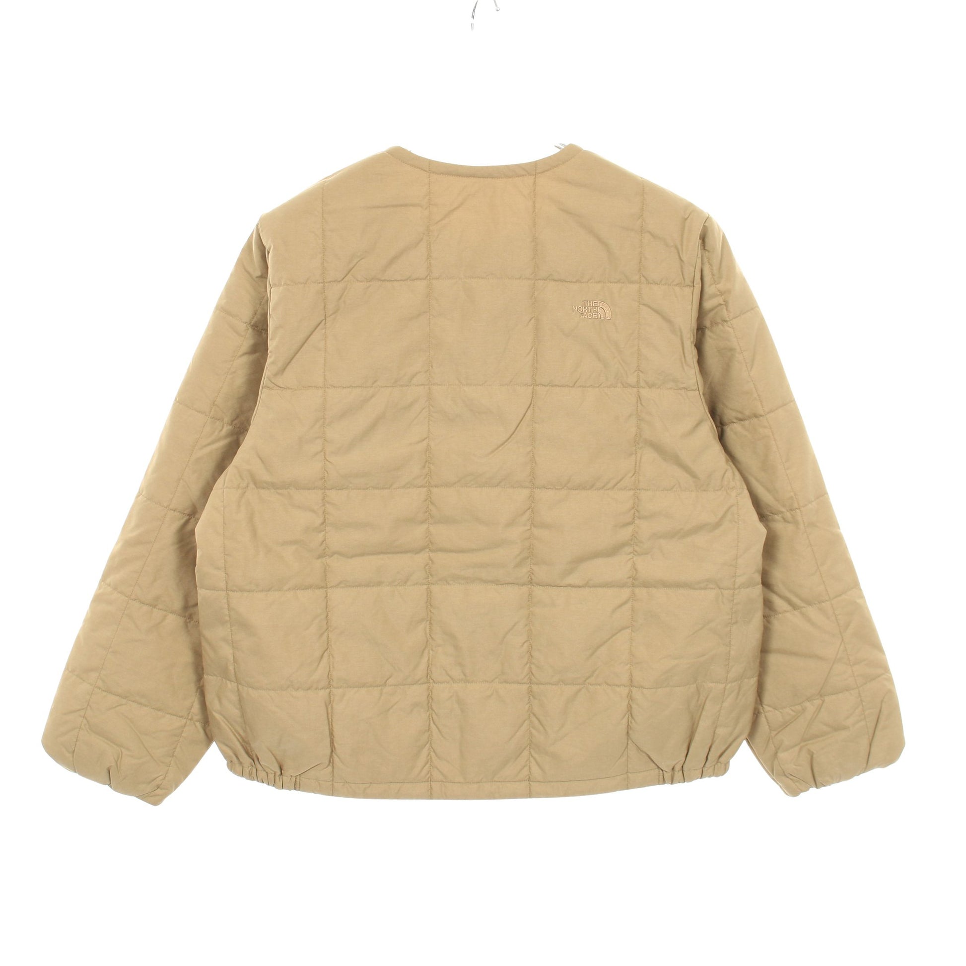 Meadow Warm Jacket キッズ ノーカラー キルティングジャケット ナイロン ベージュ 中綿 ザノースフェイス アウター THE NORTH FACE