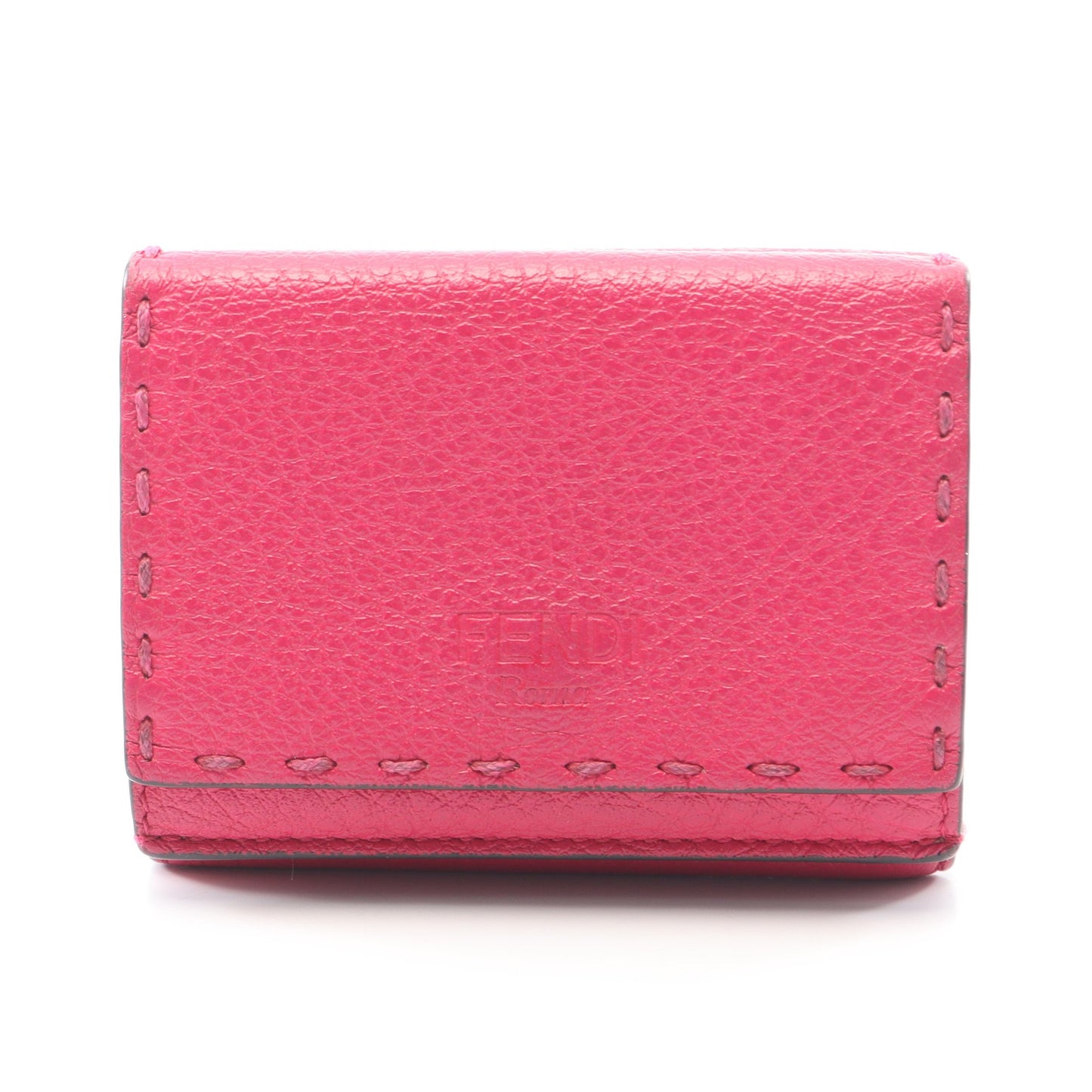 セレリア 三つ折り財布 レザー ピンクパープル フェンディ 財布・小物 FENDI