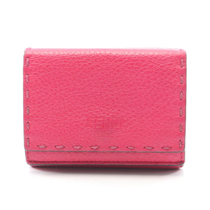 セレリア 三つ折り財布 レザー ピンクパープル フェンディ 財布・小物 FENDI