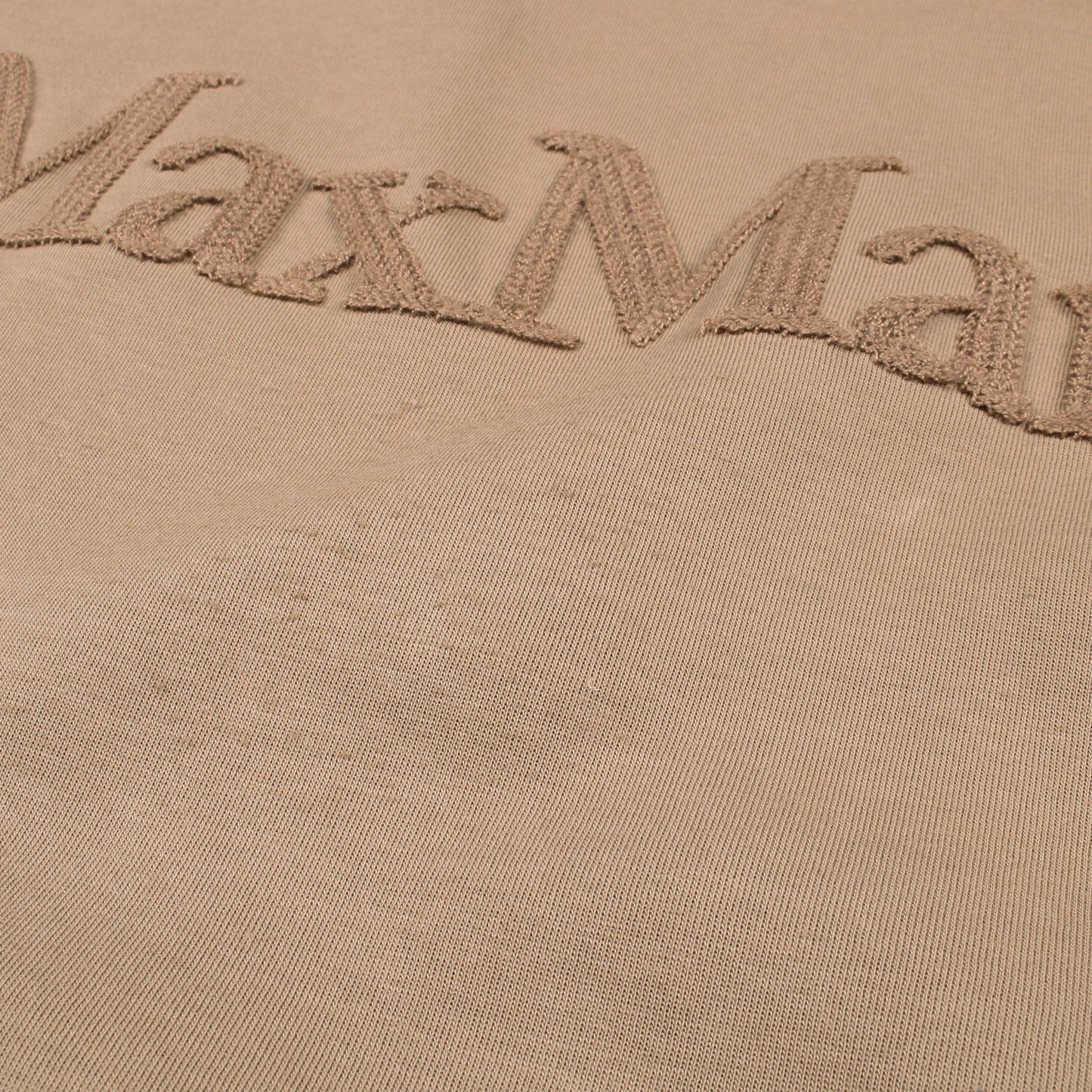 SAPORE プルオーバーパーカー ロゴ コットン ブラウン エスマックスマーラ トップス S Max Mara