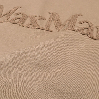SAPORE プルオーバーパーカー ロゴ コットン ブラウン エスマックスマーラ トップス S Max Mara