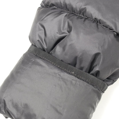 HIRMA ダウンコート ナイロン ブラック フード付き モンクレール アウター MONCLER