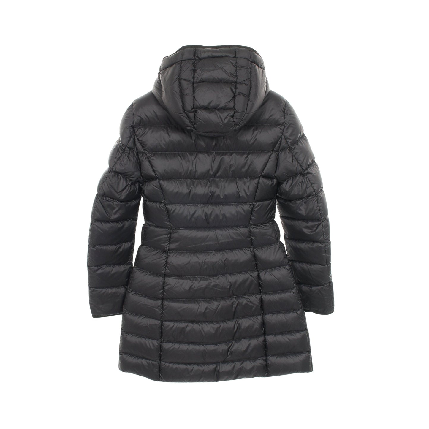 HIRMA ダウンコート ナイロン ブラック フード付き モンクレール アウター MONCLER