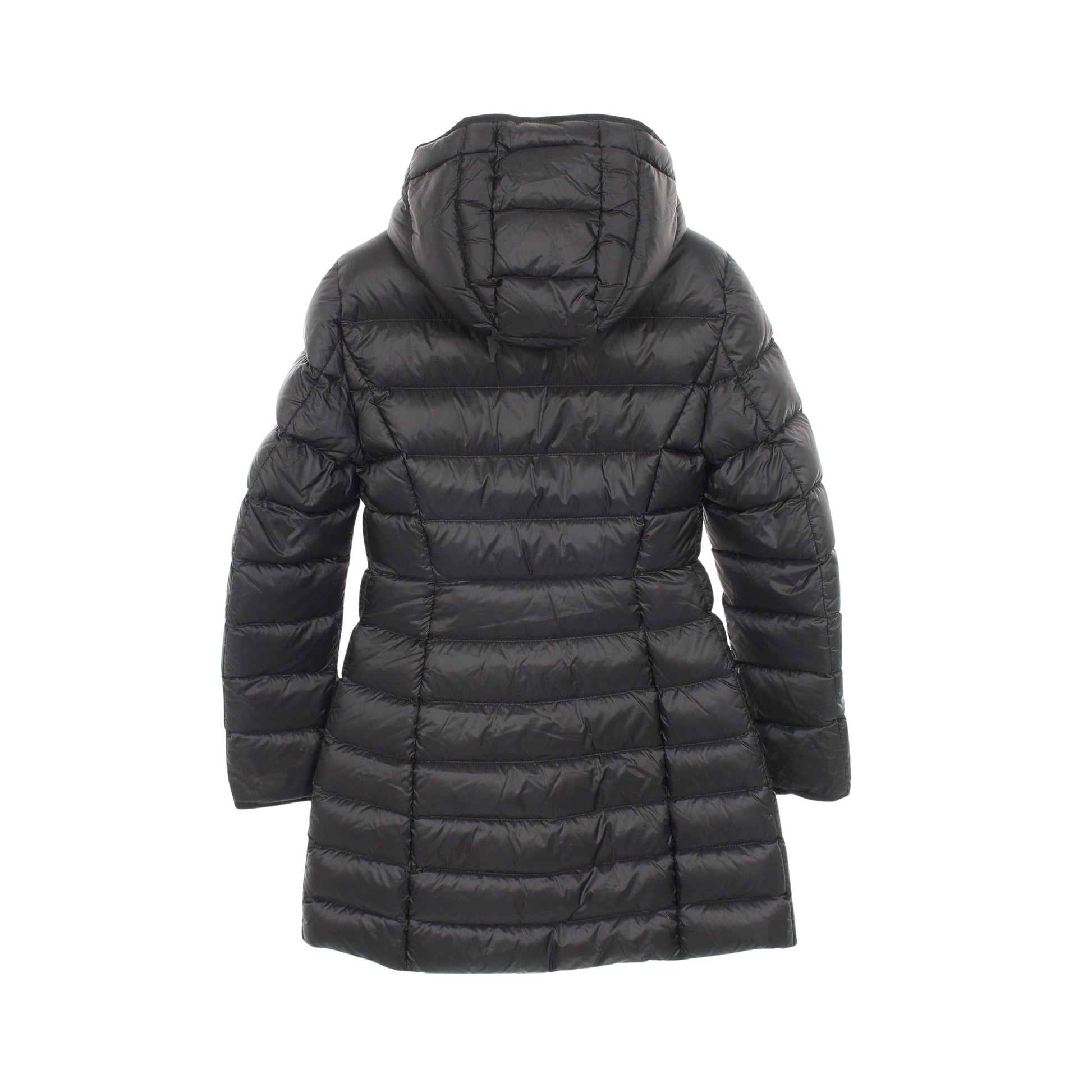 HIRMA ダウンコート ナイロン ブラック フード付き モンクレール アウター MONCLER