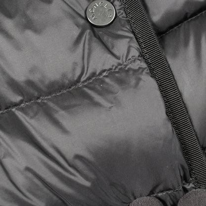 HIRMA ダウンコート ナイロン ブラック フード付き モンクレール アウター MONCLER