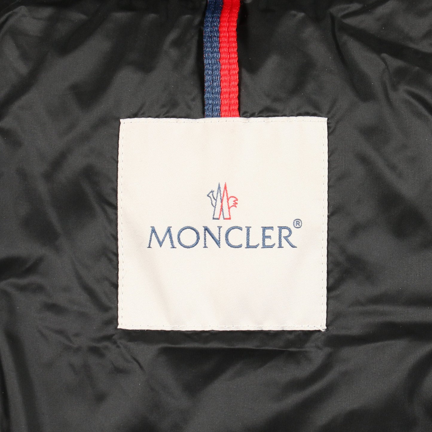 HIRMA ダウンコート ナイロン ブラック フード付き モンクレール アウター MONCLER
