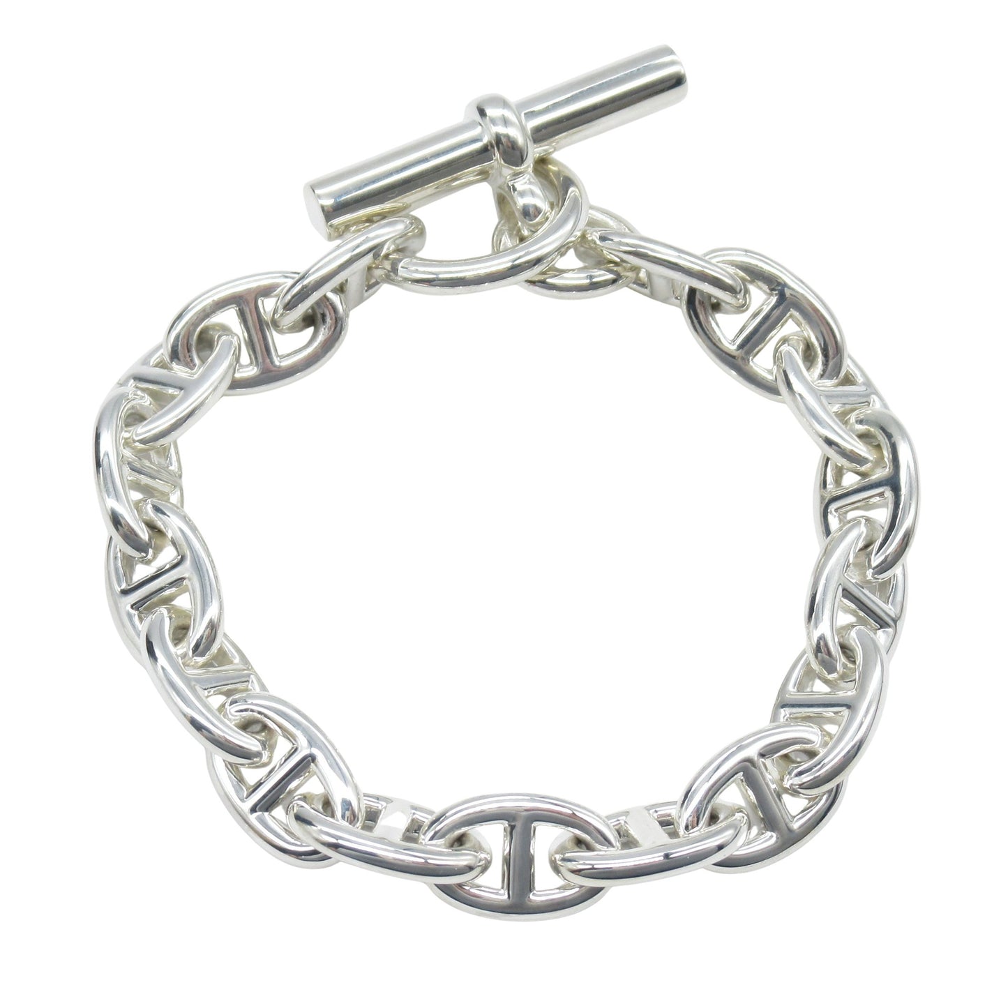シェーヌダンクルブレスPM 17コマ ブレスレット SV925 シルバー エルメス アクセサリー HERMES
