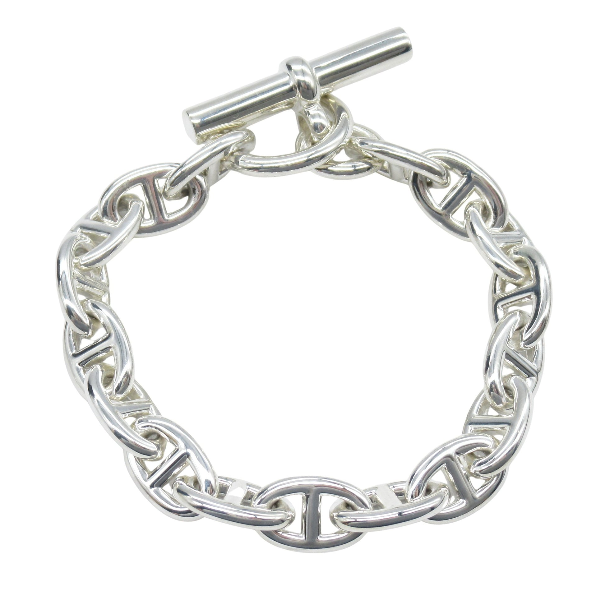シェーヌダンクルブレスPM 17コマ ブレスレット SV925 シルバー エルメス アクセサリー HERMES