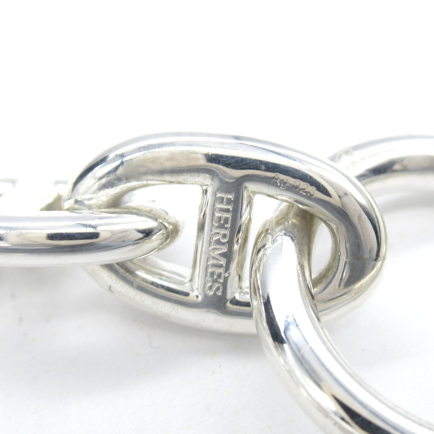 シェーヌダンクルブレスPM 17コマ ブレスレット SV925 シルバー エルメス アクセサリー HERMES