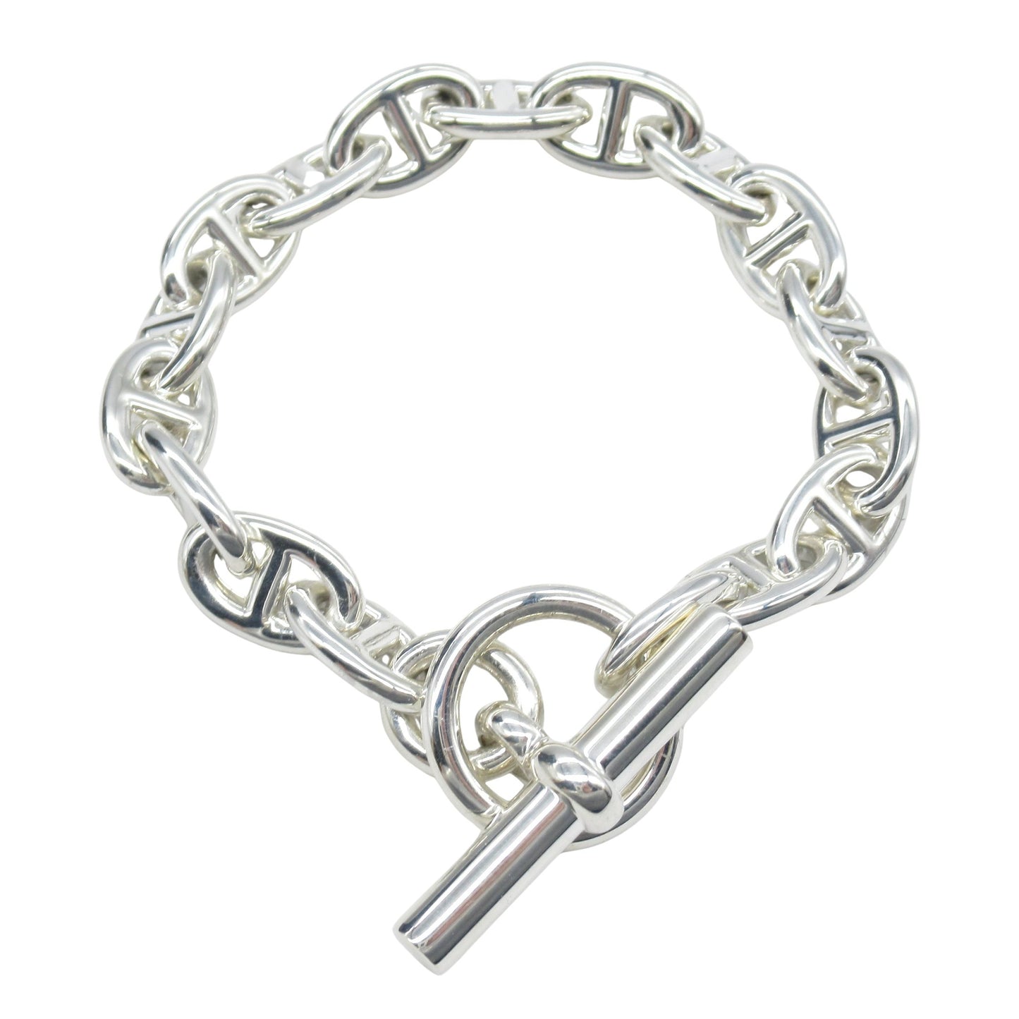 シェーヌダンクルブレスPM 17コマ ブレスレット SV925 シルバー エルメス アクセサリー HERMES