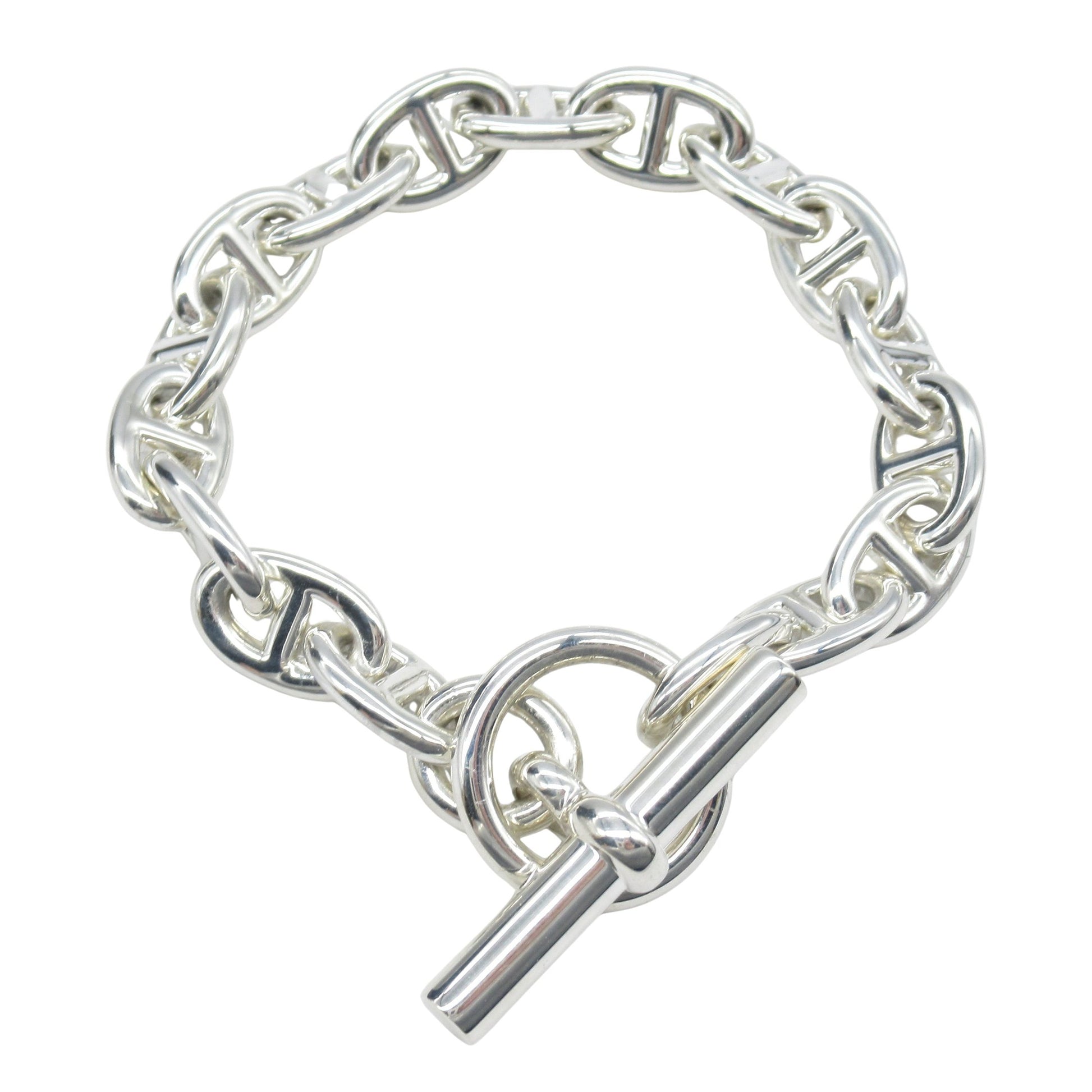 シェーヌダンクルブレスPM 17コマ ブレスレット SV925 シルバー エルメス アクセサリー HERMES