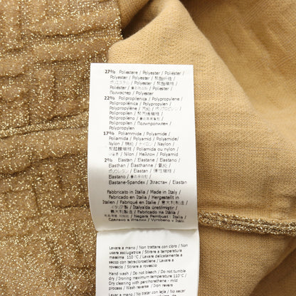 FF柄 ニット スカート レーヨン ゴールド フェンディ ボトムス FENDI