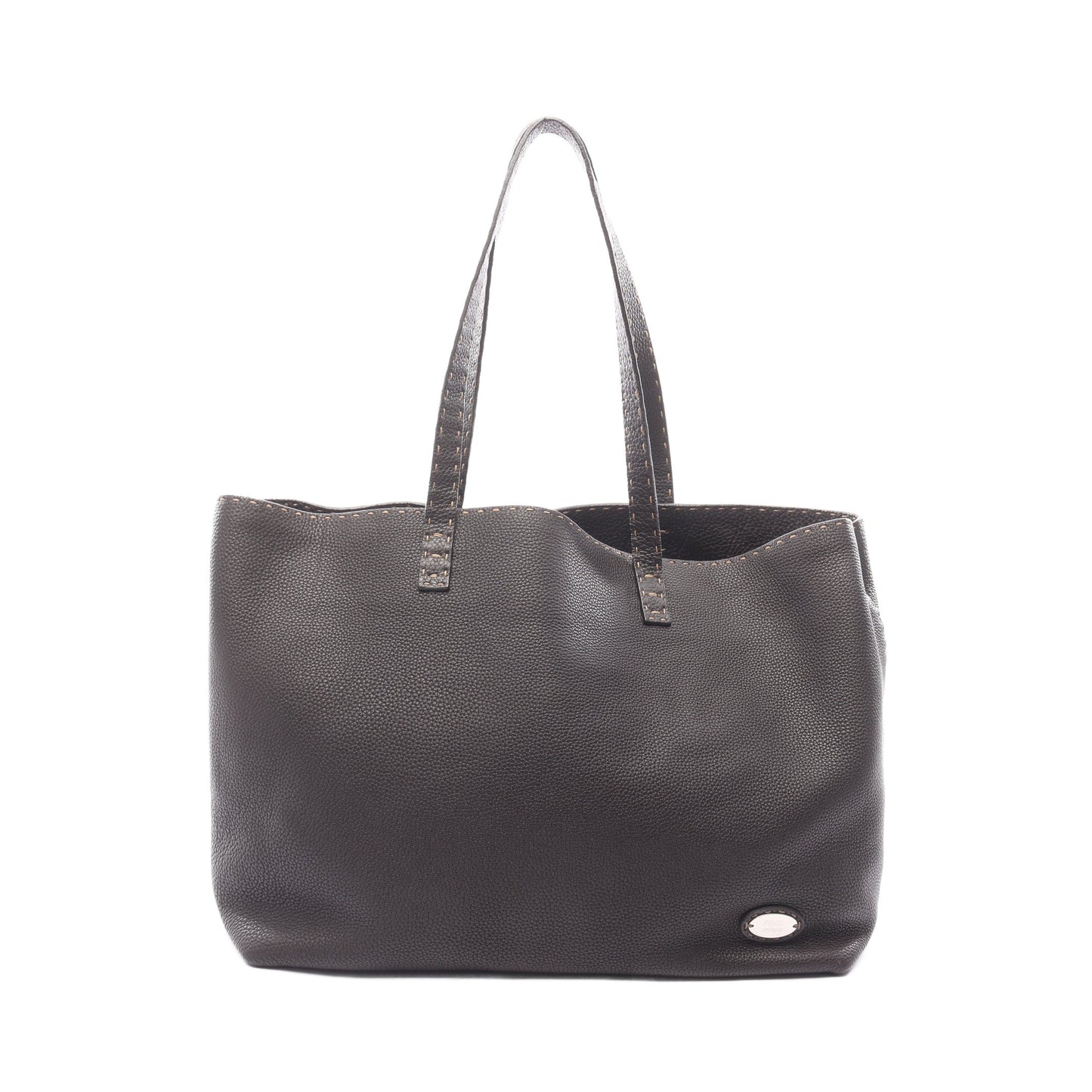 セレリア ショルダーバッグ トートバッグ レザー ダークブラウン フェンディ バッグ FENDI