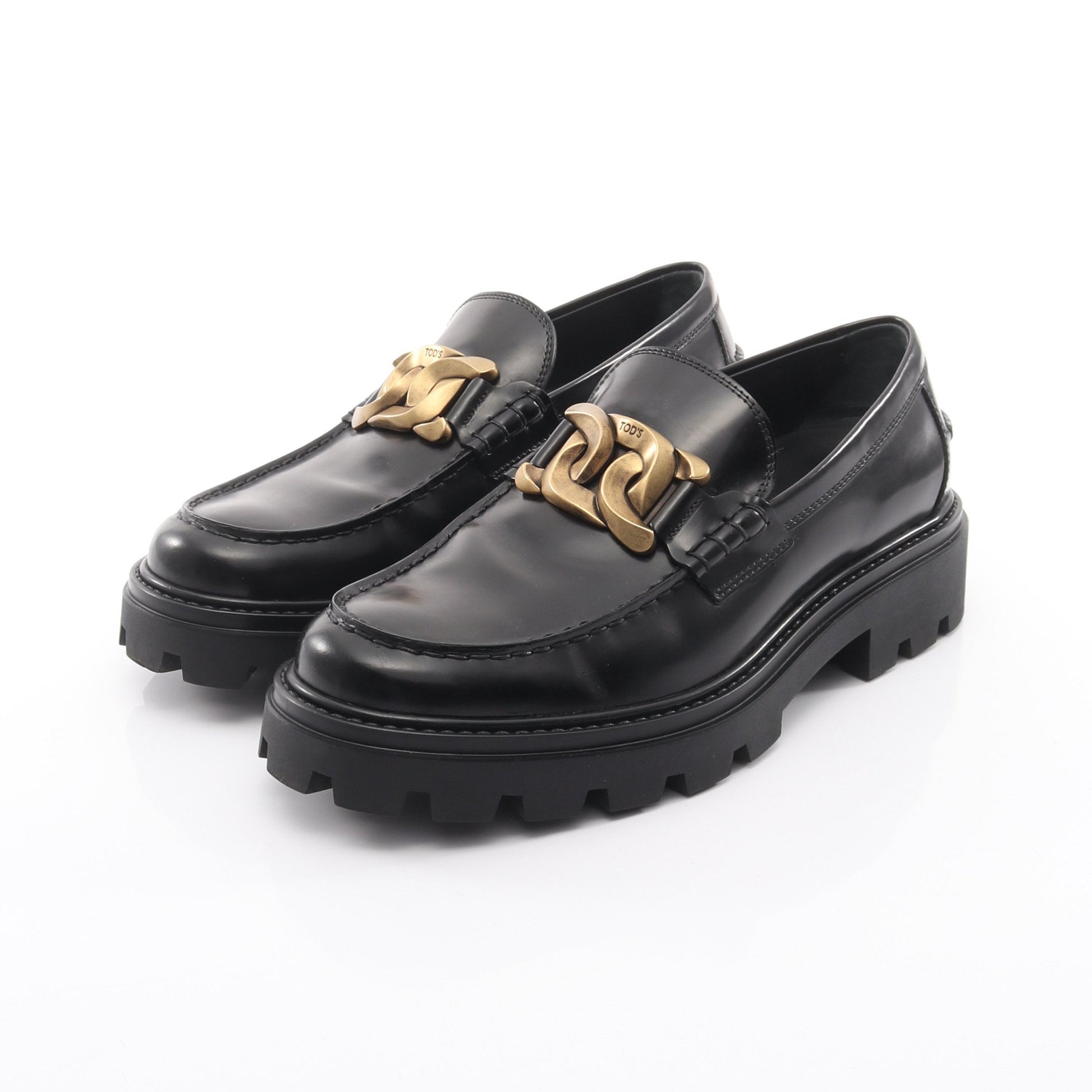 KATE ケイト ローファー レザー ブラック トッズ シューズ TOD'S