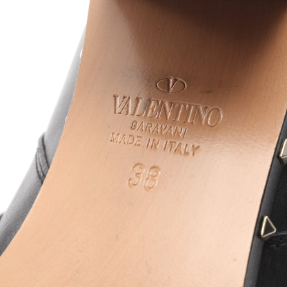 ロックスタッズ サイドゴアブーツ レザー ブラック ヴァレンティノガラヴァーニ シューズ VALENTINO GARAVANI