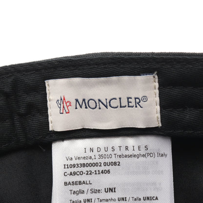 ベースボール キャップ コットン ブラック モンクレール
