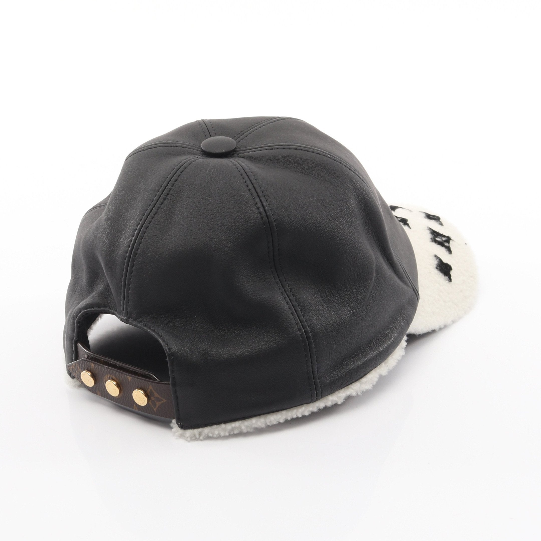 キャップ シェアリング モノグラム キャップ レザー シアリング