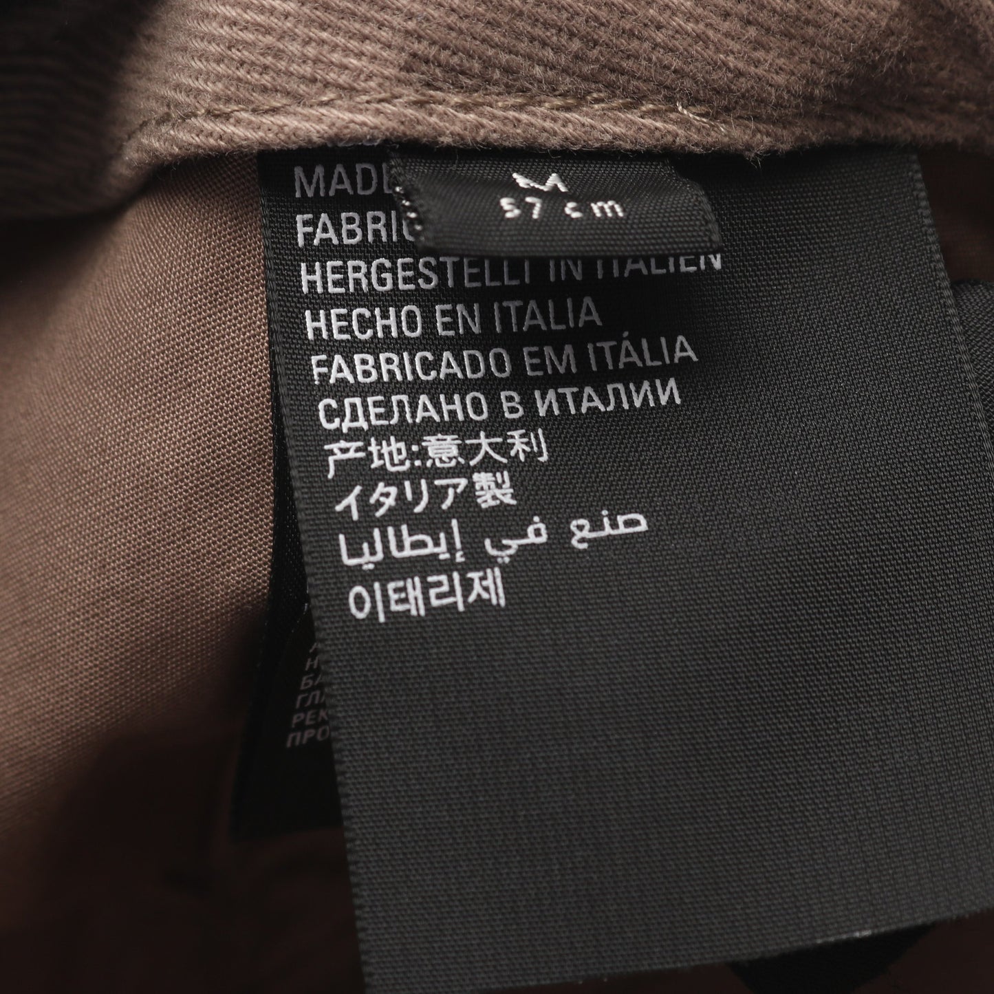 BBモノグラム キャップ コットン グレーブラウン バレンシアガ