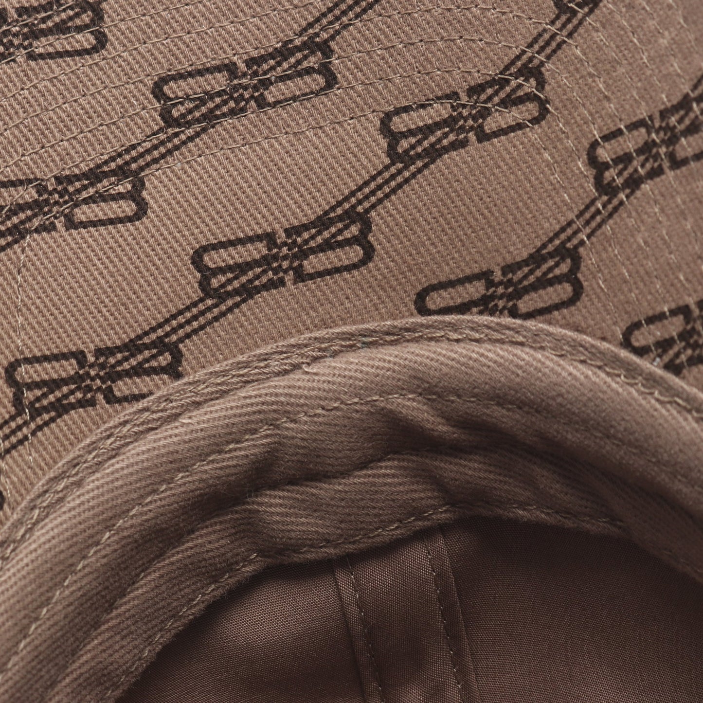 BBモノグラム キャップ コットン グレーブラウン バレンシアガ