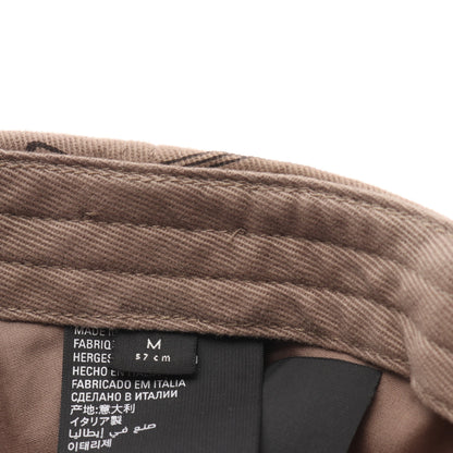 BBモノグラム キャップ コットン グレーブラウン バレンシアガ