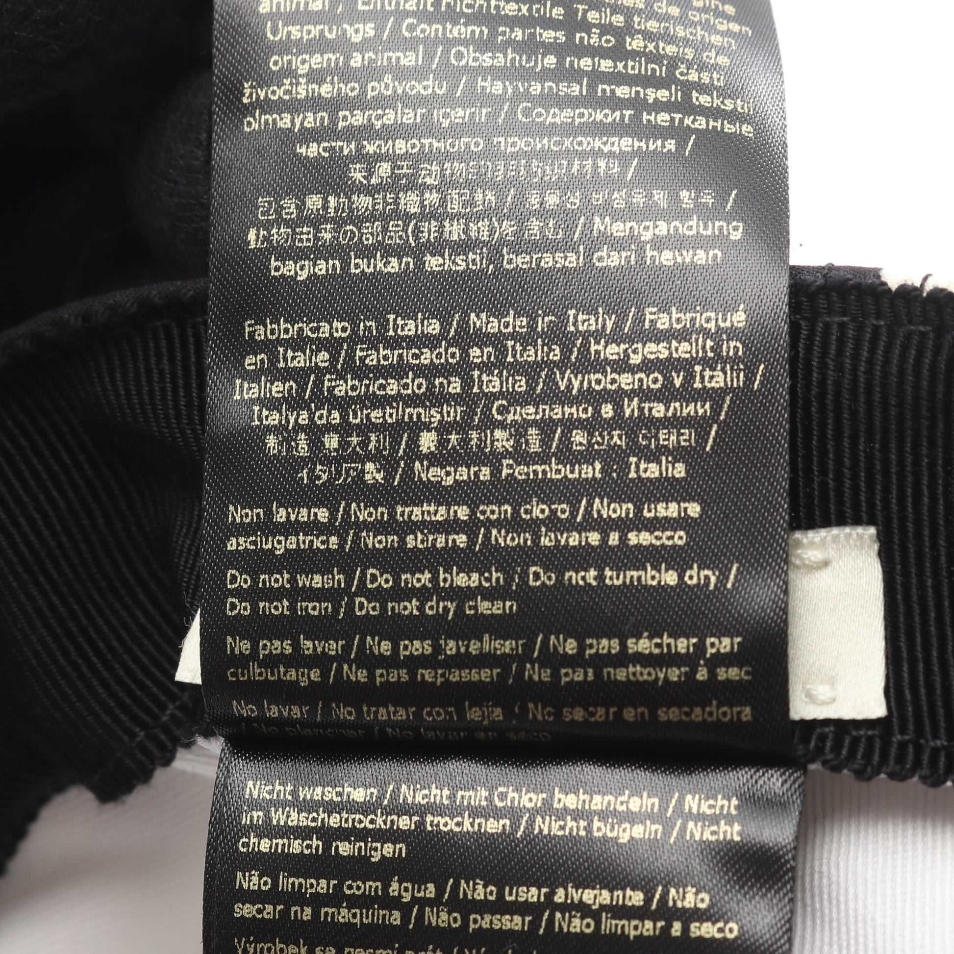 FENDI × MARC JACOBS キャップ 帽子 ナイロン ブラック ホワイト フェンディ 財布・小物 FENDI