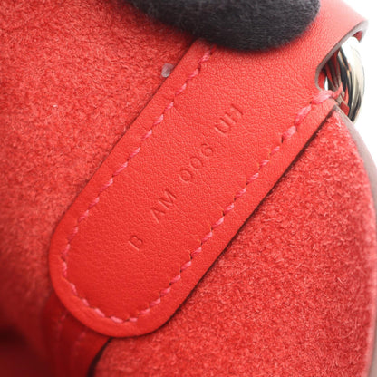 インザループ18 ルージュカザック ハンドバッグ トリヨンクレマンス レッド シルバー金具 B刻印 エルメス バッグ HERMES