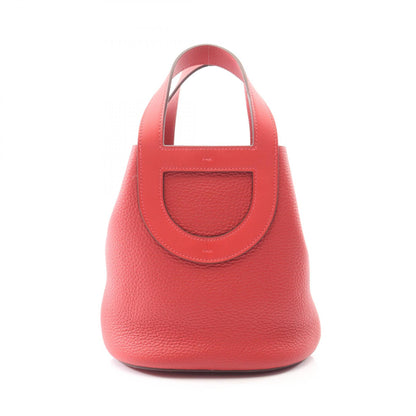 インザループ18 ルージュカザック ハンドバッグ トリヨンクレマンス レッド シルバー金具 B刻印 エルメス バッグ HERMES