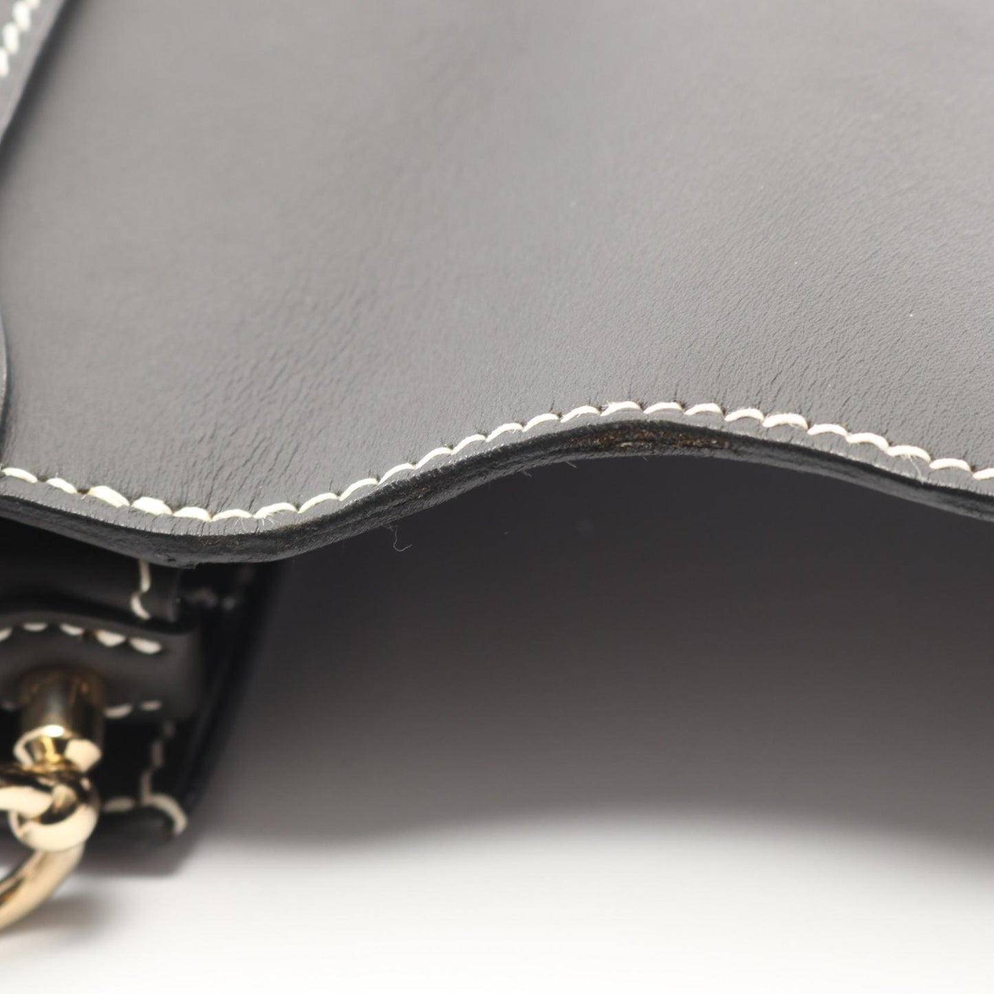 ロウリス ルリ23 ショルダーバッグ ソンブレロ ブラック ゴールド金具 T刻印 エルメス バッグ HERMES