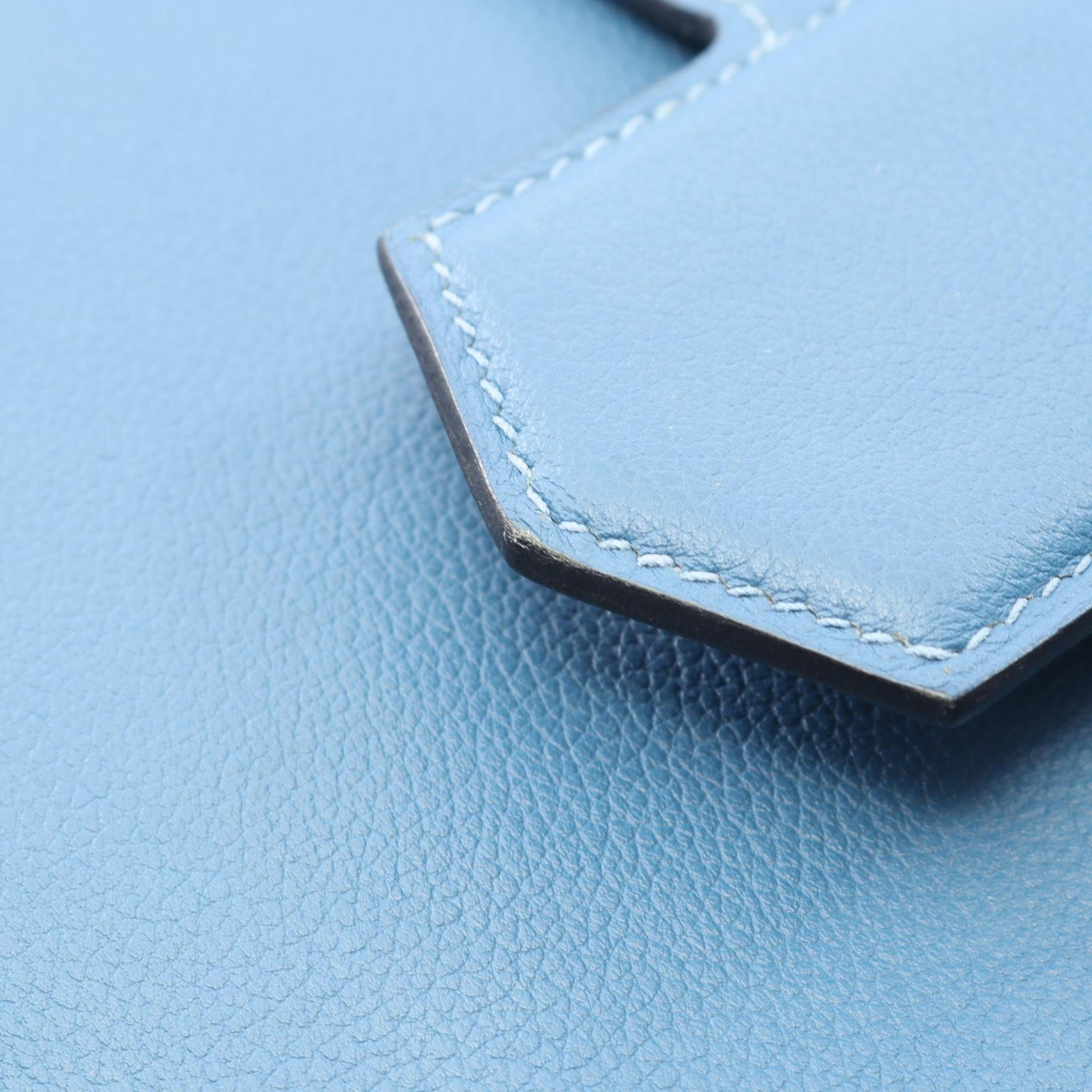 フラッシュ ブルードガリス バックパック リュックサック エバーカラー ブルー シルバー金具 C刻印 エルメス バッグ HERMES