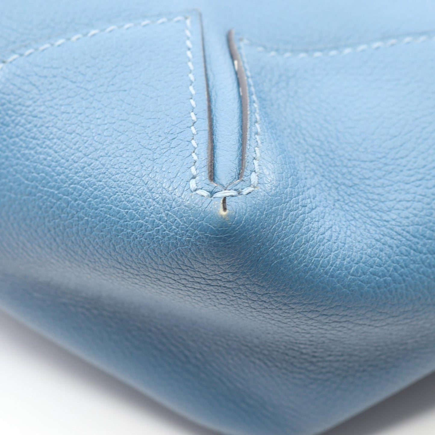フラッシュ ブルードガリス バックパック リュックサック エバーカラー ブルー シルバー金具 C刻印 エルメス バッグ HERMES