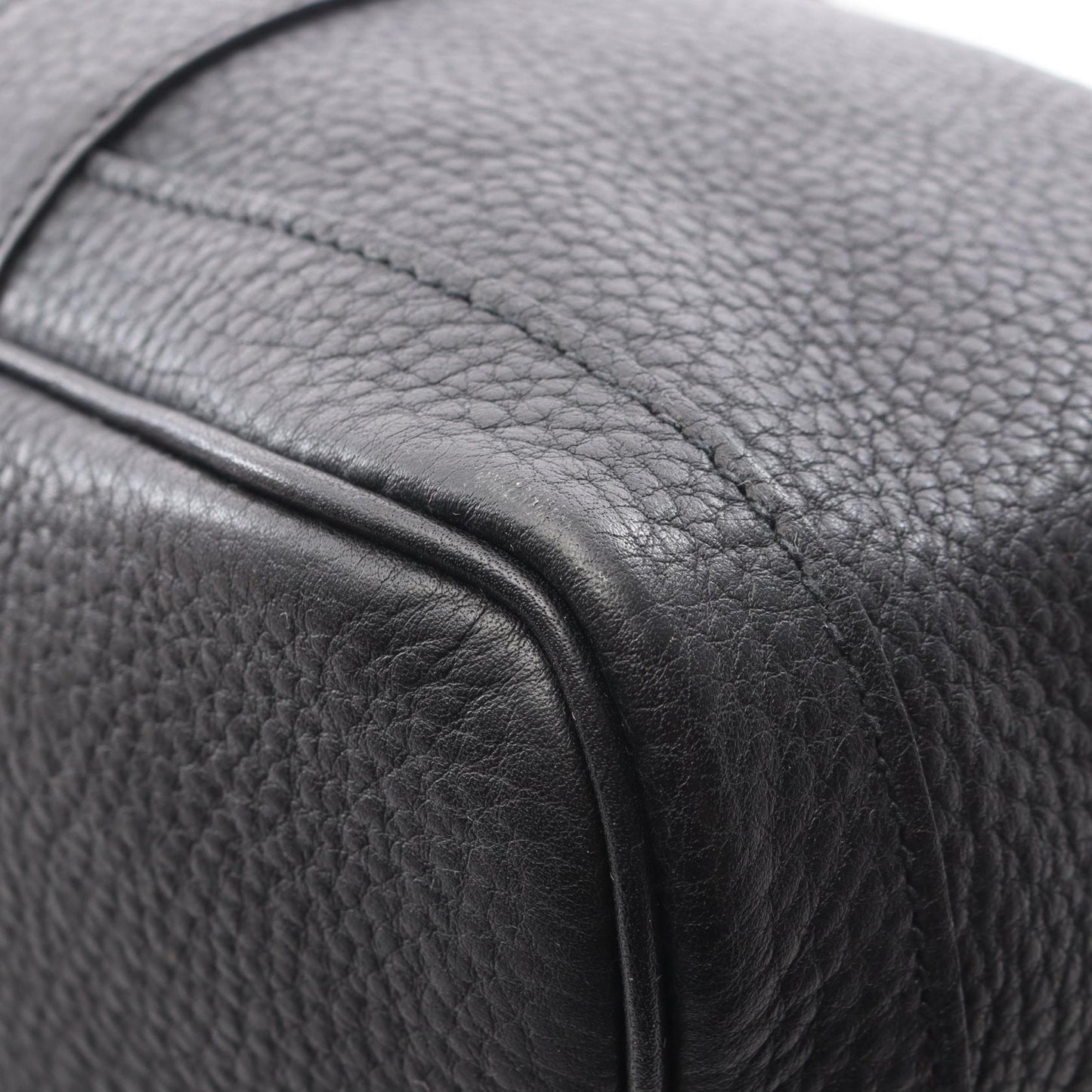 ガーデンパーティPM ハンドバッグ トートバッグ ネゴンダ ブラック シルバー金具 □L刻印 エルメス バッグ HERMES